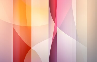 Background for an Apple product launch event, featuring abstract shapes in the colors of coral pink, white