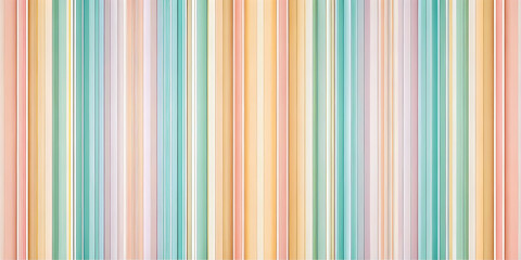 Poster - Pastel Rainbow Stripes Background 