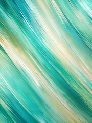 Poster - teal and cream abstract swirls