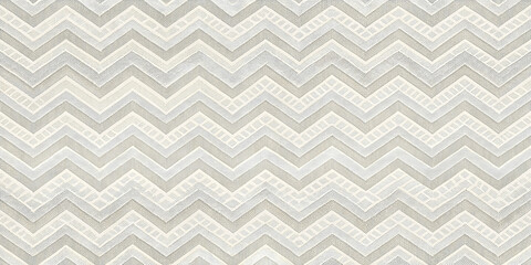Poster - Abstract Chevron Pattern: A seamless, minimalist design featuring a subtle chevron pattern in shades of gray and white. Perfect for backgrounds, textures, and contemporary design projects. 