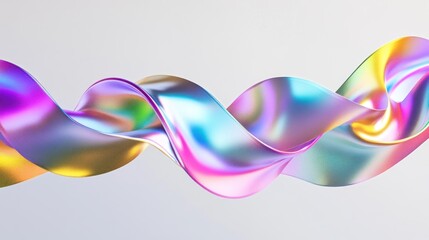 Poster - Abstract Shiny Ribbon