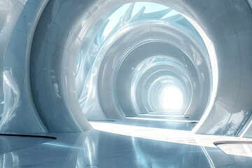 Futuristic architecture background