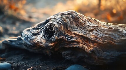 Poster - Rotten driftwood : Generative AI