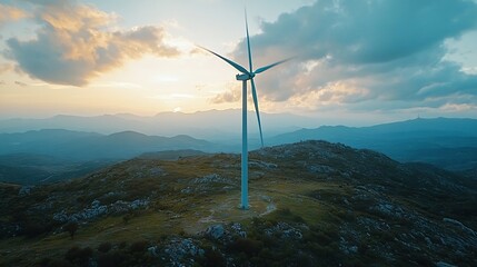 Wind Generators Ecology : Generative AI