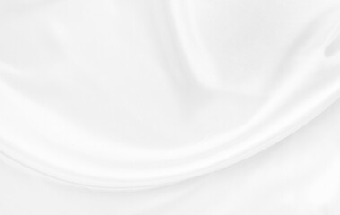 white gray satin texture that is white silver fabric silk background with beautiful soft blur patter