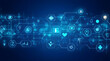 © Mahmud - Futuristic Medical Technology with Digital Healthcare Icons
