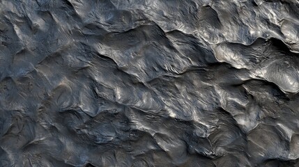 Poster - Abstract background with wavy pattern resembling hardened volcanic lava, mud or clay, creating a rough textured surface