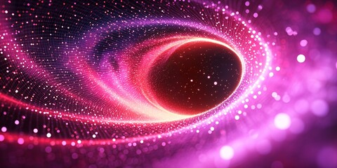 Wall Mural - Abstract pink and red swirling light effect.