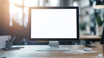 Poster - Blank Desktop Computer Screen