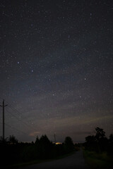 night sky with stars