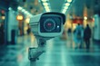 © furyon - cctv security camera installed in a buildings interior capturing a scene for monitoring and recording emphasizing safety and surveillance in a modern space