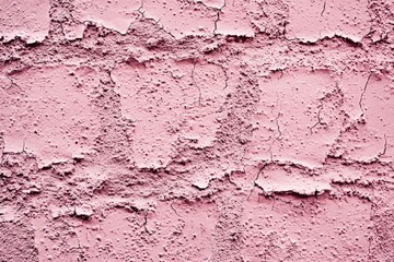 Wall Mural - The background of an old dark pink wall is abstract