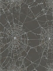 Wall Mural - Light gray cobwebs illustration.