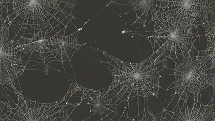 Light gray cobwebs illustration.