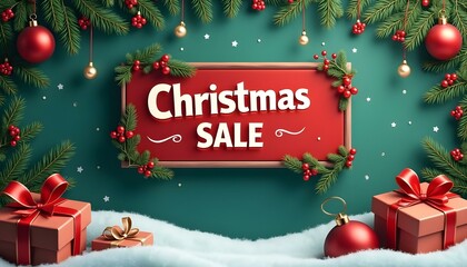 Christmas sell post design