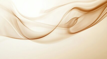 Poster - Swirling steam rises gracefully in the air, suggesting the presence of an invisible coffee cup in a calm setting. Generative AI