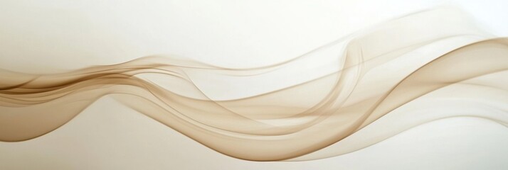 Poster - Swirling steam rises gracefully, evoking the warmth of a fresh coffee cup in a serene, minimalistic setting. Generative AI