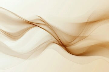 Poster - Ethereal steam swirls gracefully in warm tones, reminiscent of an invisible coffee cup on a serene morning. Generative AI