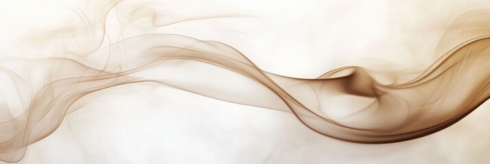 Poster - Swirling steam dances gracefully upwards from an unoccupied coffee cup in a softly lit environment. Generative AI