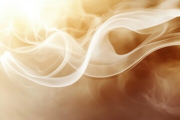 Poster - Abstract swirling steam rises gracefully, creating a warm, inviting atmosphere reminiscent of a cozy coffee moment. Generative AI