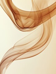Poster - Abstract steam swirls gracefully rise in the air from a hidden coffee cup in a warm, inviting café atmosphere. Generative AI