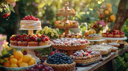 Poster - Summertime Dessert Buffet