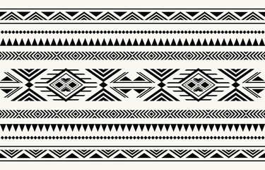 ethnic tribal african black and white background. seamless tribal pattern, folk embroidery, traditio