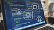 © Anusa - Laptop Screen Displaying Python Programming Code for Software Development