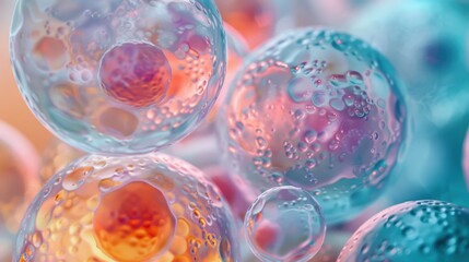 Poster - Early Cellular Division of Embryos Under Close-Up View
