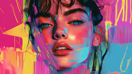 Wall Mural - portrait of a woman