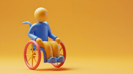 Accessibility Icon Web Design 3D