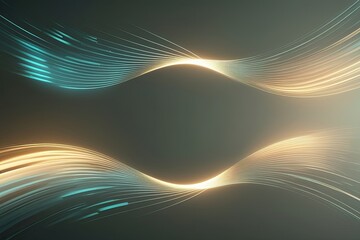 Poster - 3D Kinetic Glow Motion Background with Dynamic Visual Effects