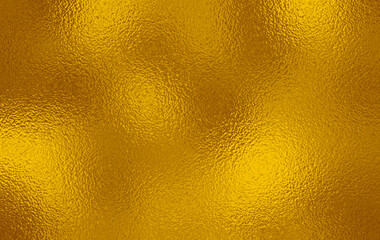 Wall Mural - Gold foil glass texture background. Abstract gradient bright light reflection and shiny rough texture surface. Glass effect background 