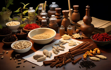 Chinese herbs, Chinese medicine, medicinal ingredients