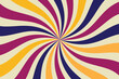 © Omsai - Groovy retro swirl burst, summer and carnival background. eps 8