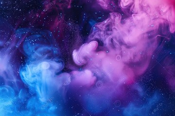 Wall Mural - abstract cosmic smoke