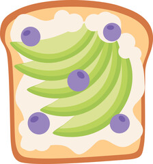 Sandwich fruit slice