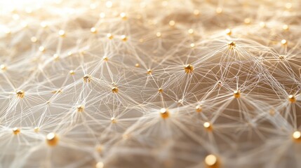 Abstract network of nodes and lines, illustrating the intricate web of technological advancements.