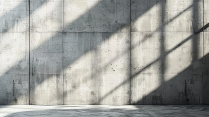 Wall Mural - Concrete Wall with Soft Light and Shadow Patterns