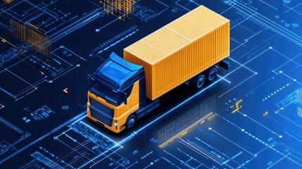 Poster - Efficient logistics management with real-time data visualization and performance metrics