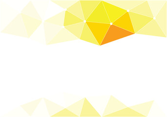 Poster - Polygonal graphic geometric triangle overlap vector layer background for text and message design
