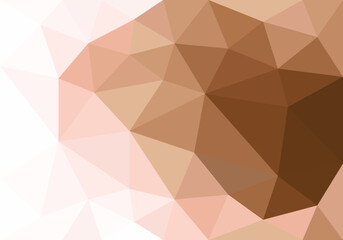 Poster - Polygonal graphic geometric triangle overlap vector layer background for text and message design
