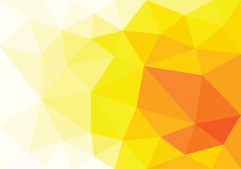 Poster - Polygonal graphic geometric triangle overlap vector layer background for text and message design
