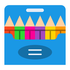 Poster - Pencil colour Icon