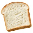 © Vlad - White Bread Sandwich. Closeup Top View of Plain White Bread Slice