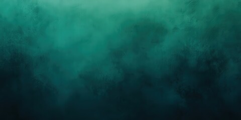 Poster - Dark Green and Blue Gradient Background Design
