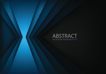 Poster - graphic geometric triangle overlap vector layer background for text and message design