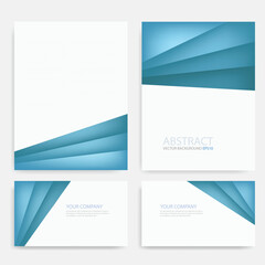 Poster - Header flyer business brochure vector graphic with space for text and message design