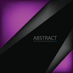Poster - graphic geometric triangle overlap vector layer background for text and message design