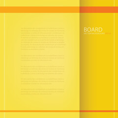 Poster - Infographic graphic geometric triangle overlap vector layer background for text and message design